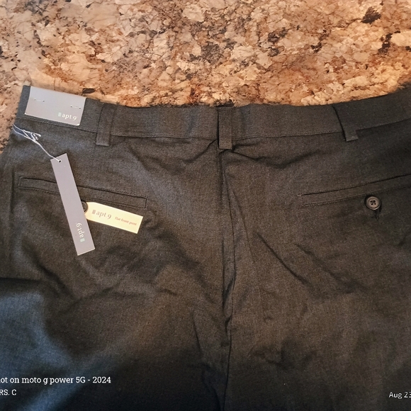 Apt. 9 Men's Gray Slacks 40x30 Nwt - Picture 5 of 9